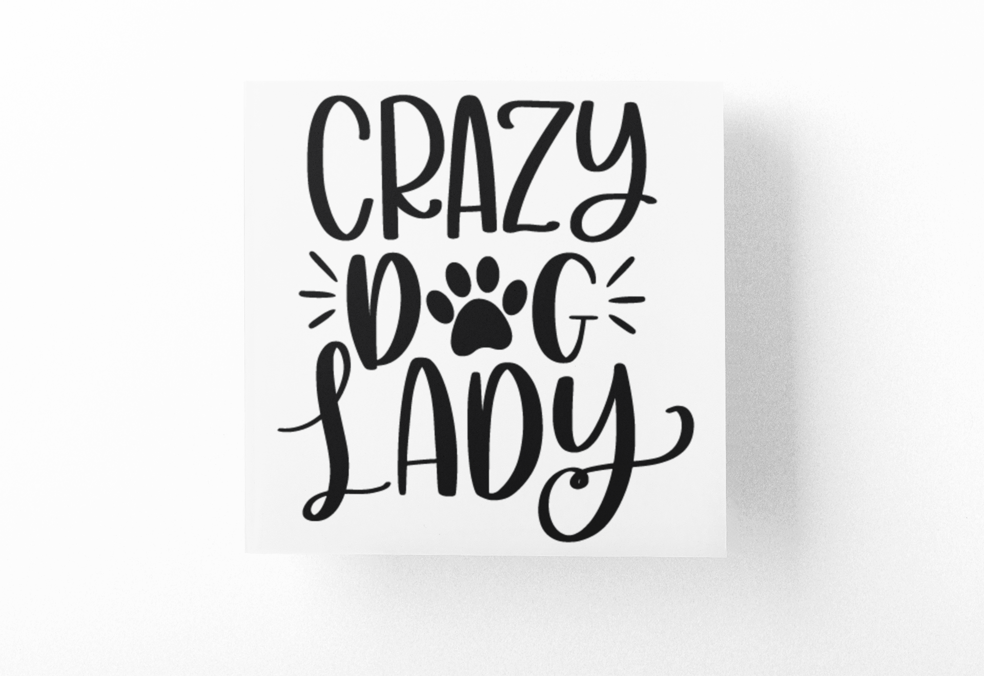 Crazy Dog Lady Dog Mom Sticker-0