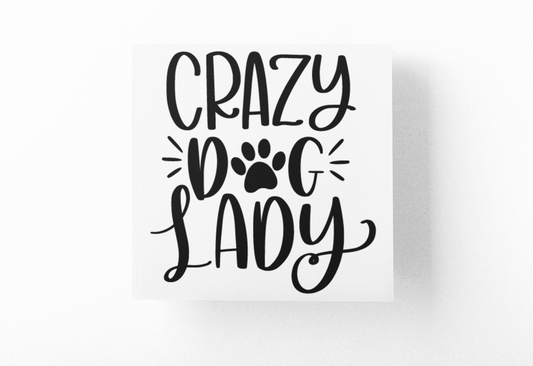 Crazy Dog Lady Dog Mom Sticker-0