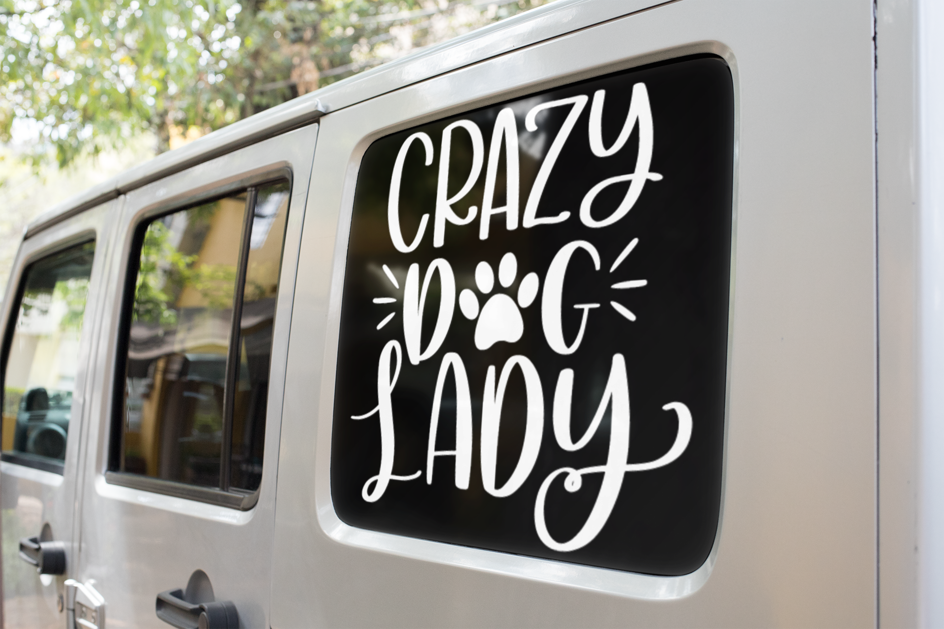 Crazy Dog Lady Dog Mom Sticker-1